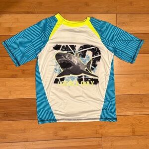 OP Shark Rashguard - Boys S (6/7)